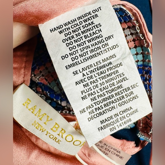 NEW! Ramy Brook Rainbow Chainmail Marisa Exclusive Top & Kate Mini Skirt Set - Picture 14 of 17